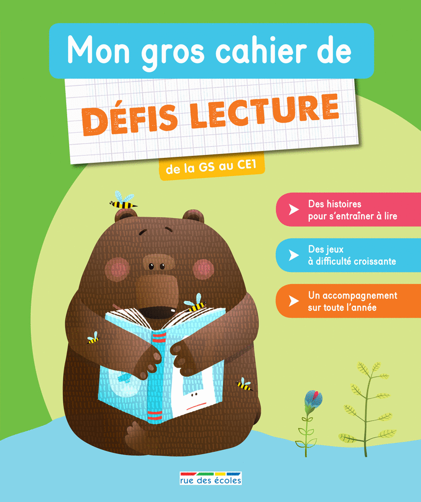 Mon Gros Cahier De Défis Lecture Gs Cp Ce1 Maternelle