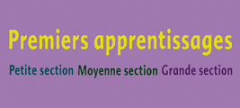 Premiers apprentissages